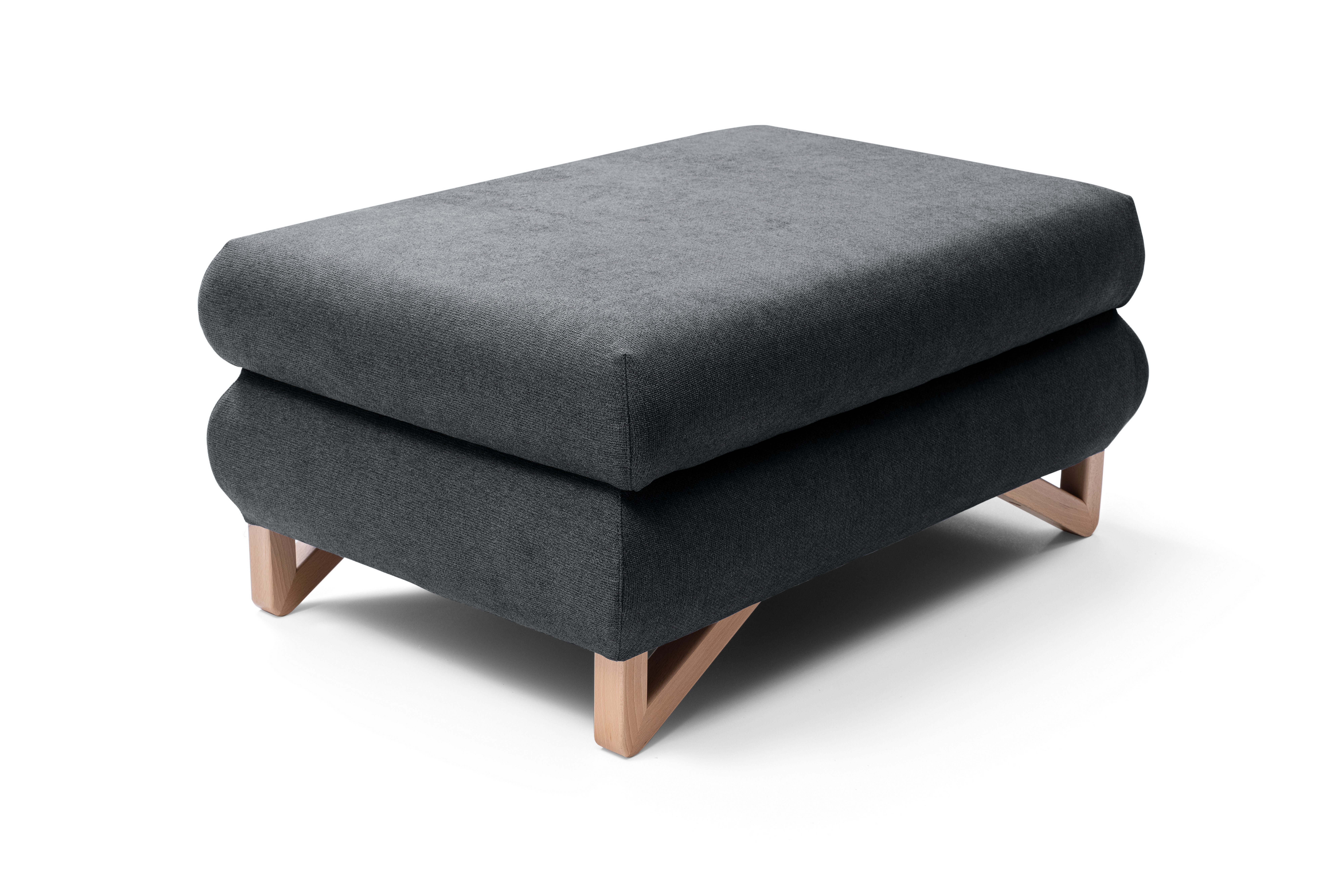Goldstoff Pouf Hocker für Wohnzimmer - Komfortabler Sitzpouf (1-St), Eleganter Pouffe Wohnzimmer - Vielseitiger Sitzhocker & Dekor