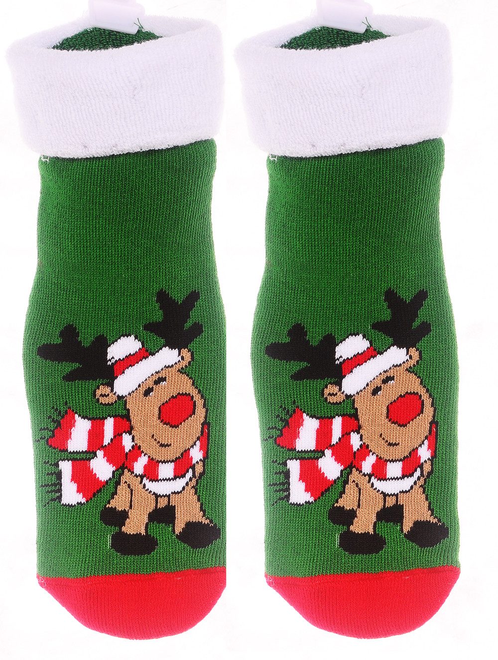 Martinex Thermosocken Weihnachtssocken Home Socks Носки aus Frottee mit Muster