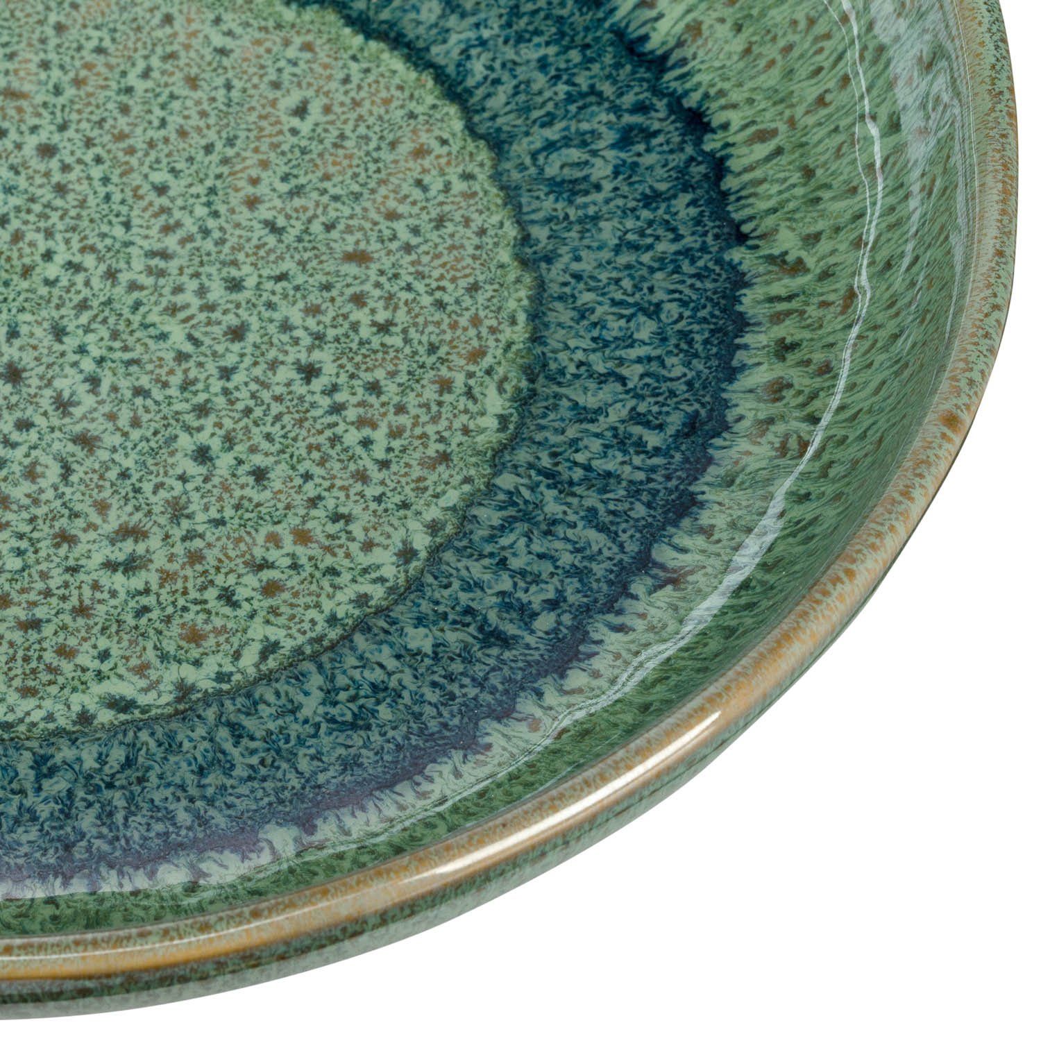LEONARDO Suppenteller Matera, St), grün 21 Ø (6 cm Keramik