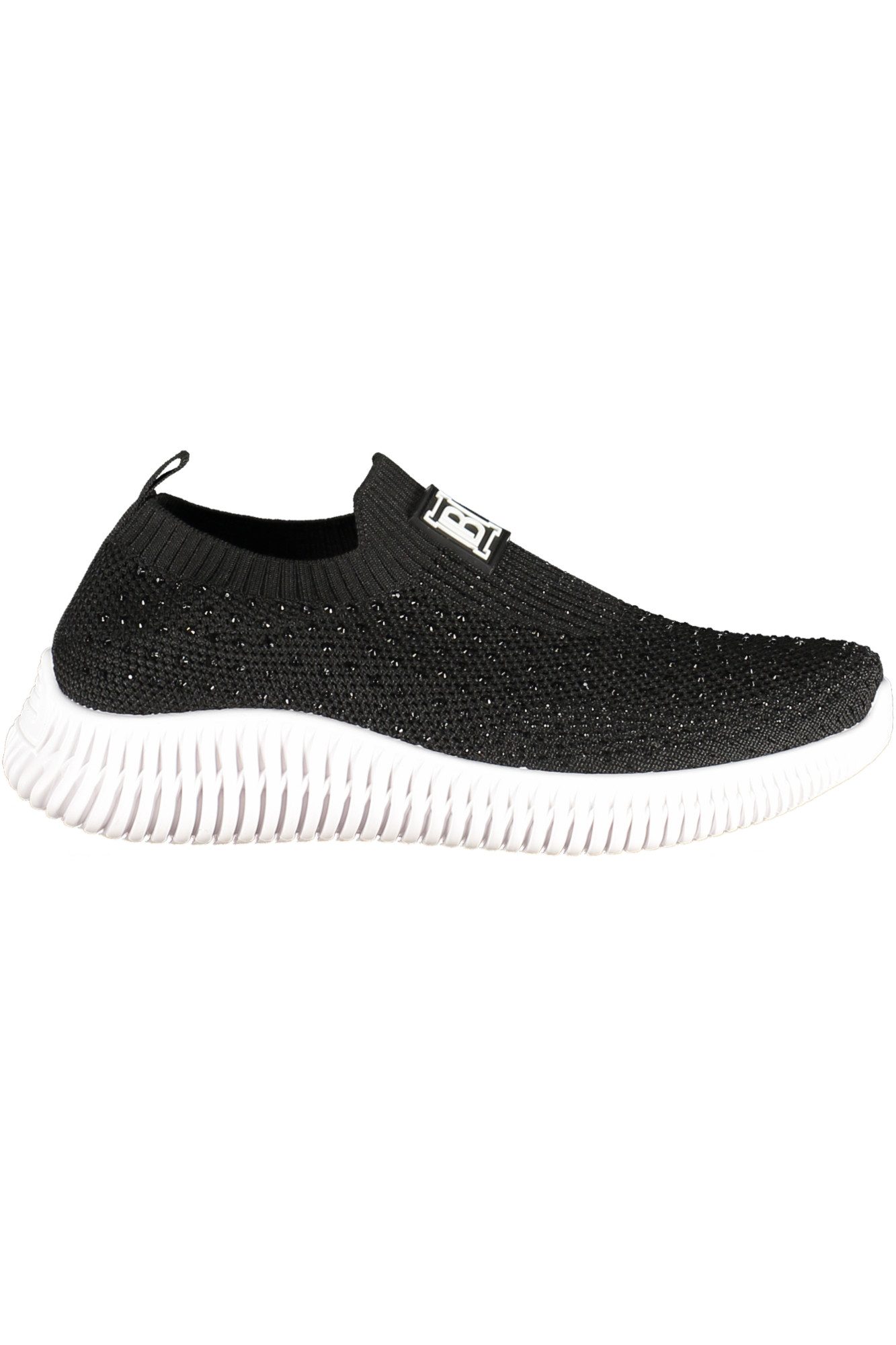 Laura Biagiotti Sneaker Damen-Sportschuh Schwarz mit Strass &