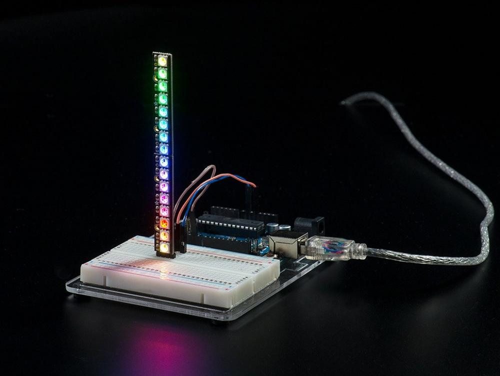 Adafruit NeoPixel Stick - 8 x 5050 RGB LED mit integrierten Treibern Smarter LED-Lichtstreifen