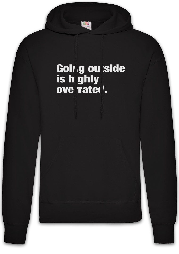 Hoodie Going Outside Is Highly Overrated Herren Hoodie Gamer Nerd Geek Freak