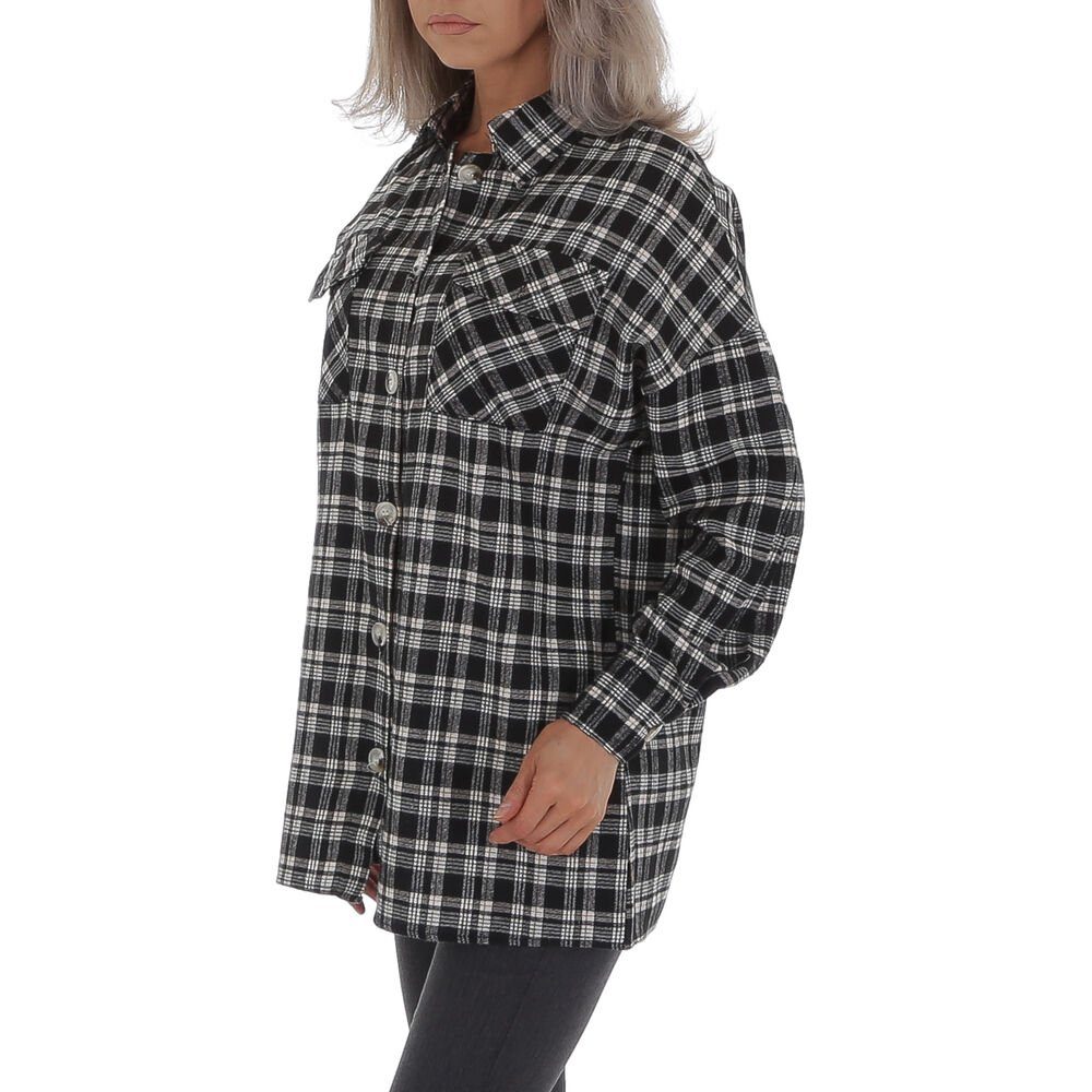 Ital-Design Hemdbluse Damen Freizeit Hemd Kariert günstig online kaufen