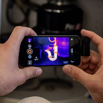 Seek Thermal Wärmebildkamera Wärmebildkamera-Aufsatz Compact für iOS, Lightning-Anschluss für iOS-Geräte