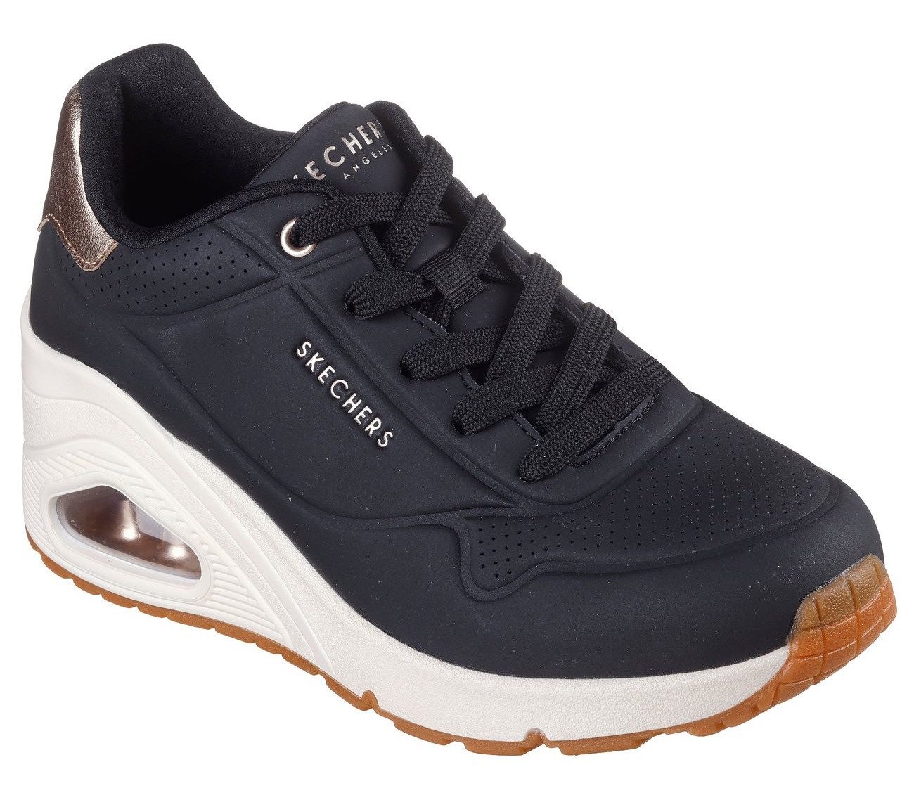 Skechers UNO WEDGE-HI STEPS Sneaker, Keilsneaker, Schnürschuh mit Air-Coole günstig online kaufen