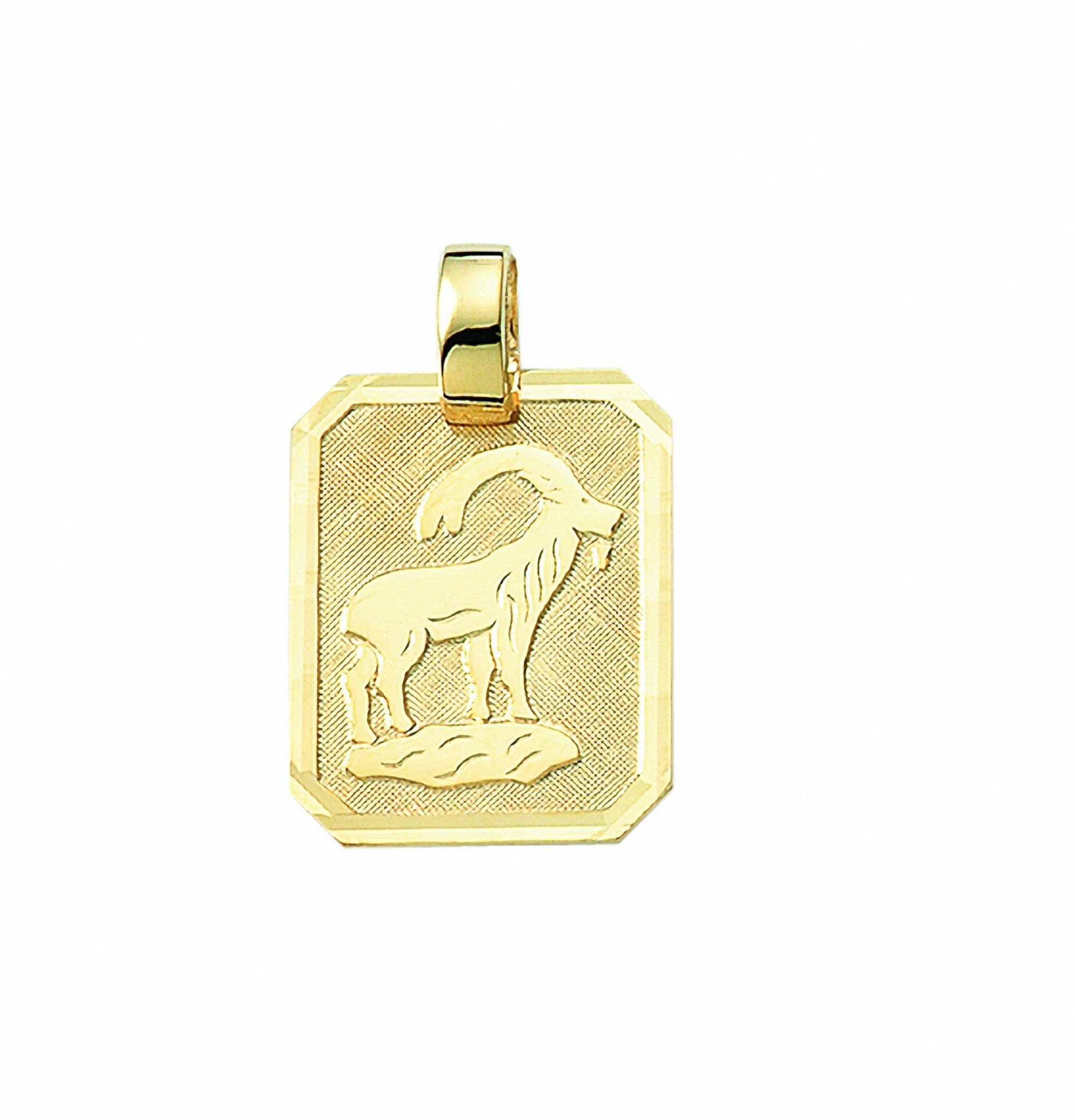 Sternzeichenanhänger Sternzeichen Anhänger Steinbock 333 Gold (8K)