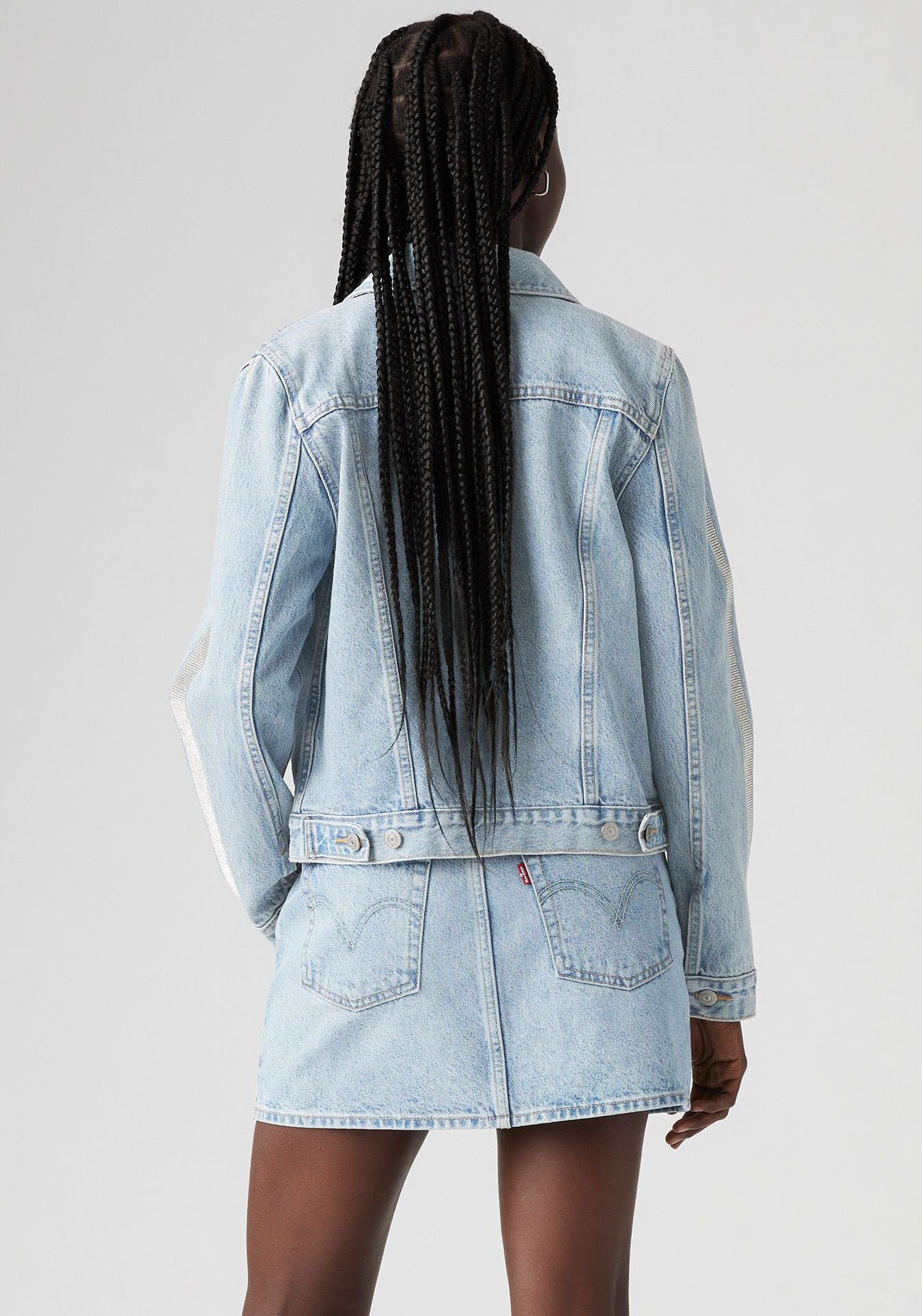 Levi's® Jeansjacke ORIGINAL TRUCKE mit Glitzerdetails an Ärmeln
