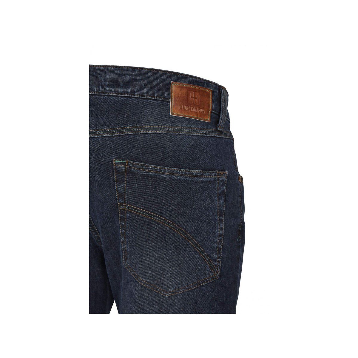 blau Hinrichs regular 5-Pocket-Jeans (1-tlg)