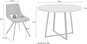 Home affaire Essgruppe, (5-tlg), mit 4 Stühle
