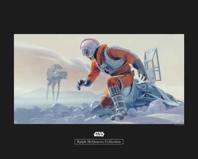 Komar Poster Star Wars Classic RMQ Hoth Battle Pilot, Star Wars (1 St), Kinderzimmer, Schlafzimmer, Wohnzimmer