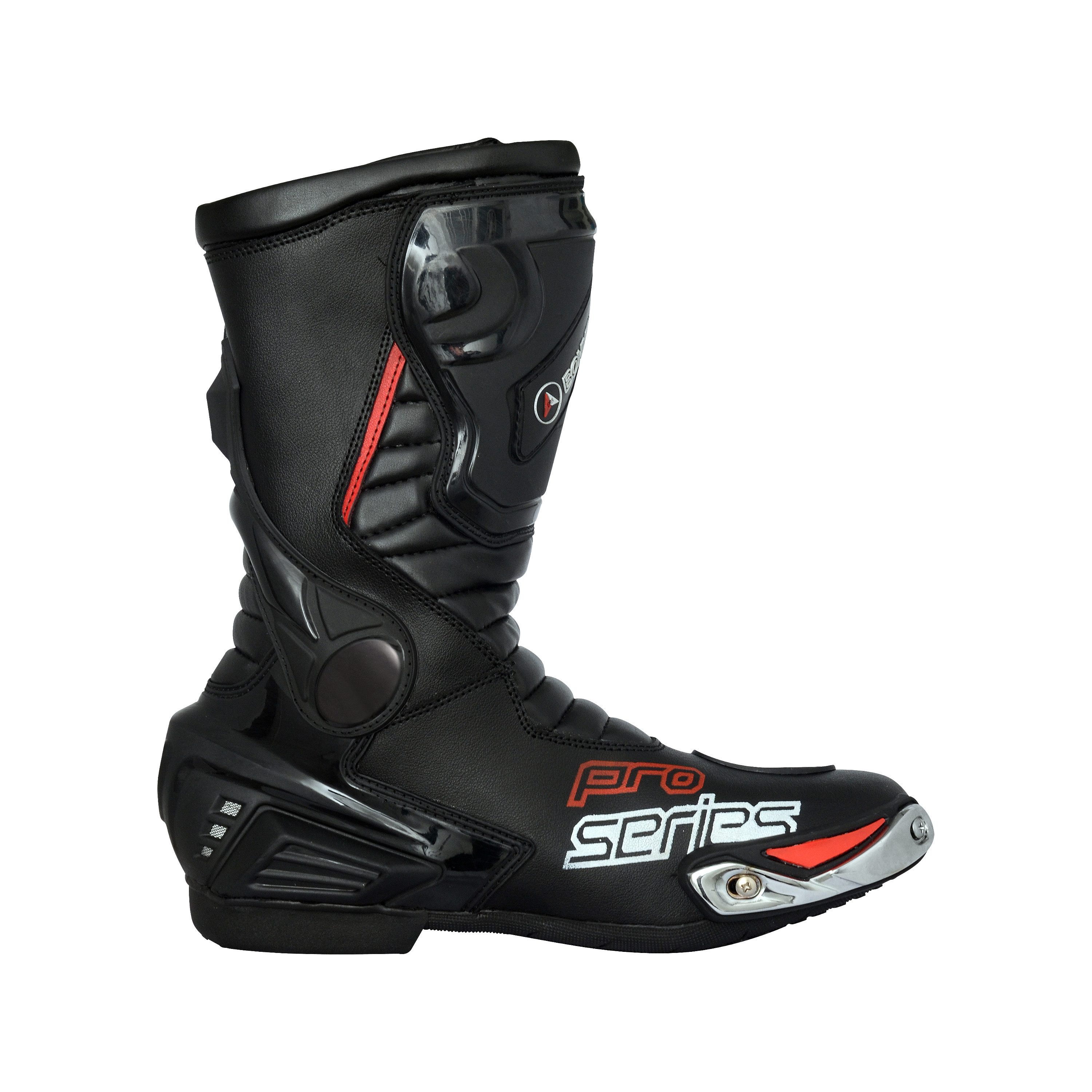 BOHMBERG Motorradstiefel aus echtem Leder / Herren / Motorradstiefel