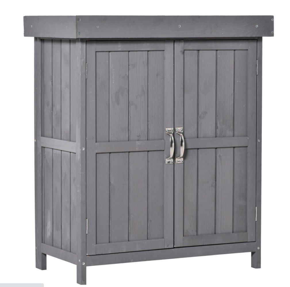 XDeer Geräteschrank Garten-Geräteschrank, Gerätehaus Doppeltür, 2 günstig online kaufen