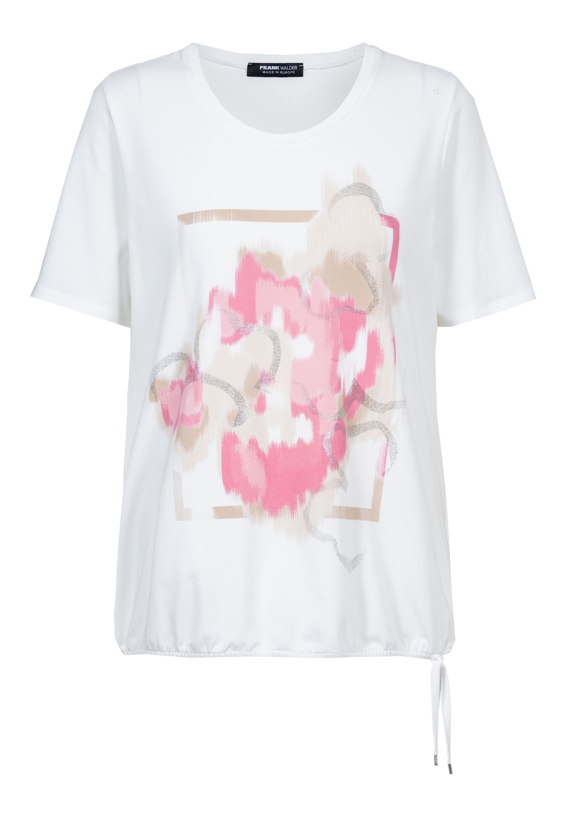 FRANK WALDER T-Shirt mit Gummibündchen