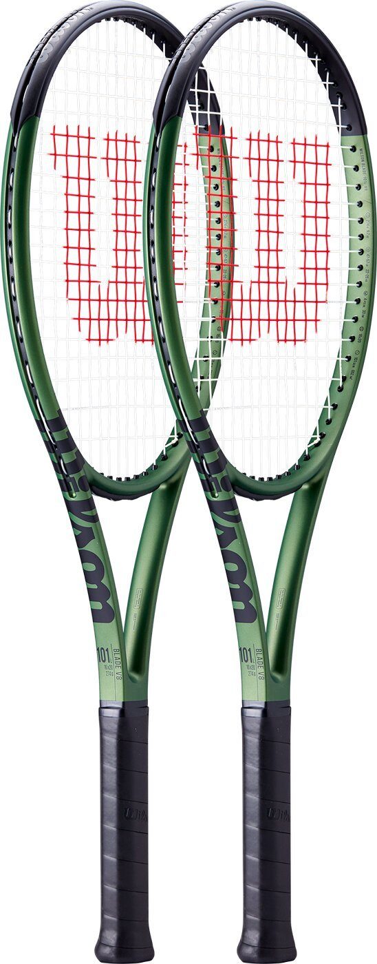 Wilson Tennisschläger CHARCOAL/GREEN RKT BLADE 101L V8.0