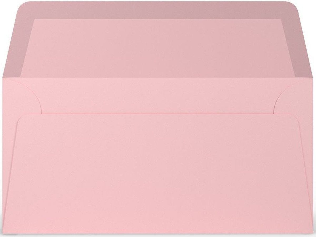 Rössler Briefumschlag Конверты Coloretti VE=5 Stück DL rosa