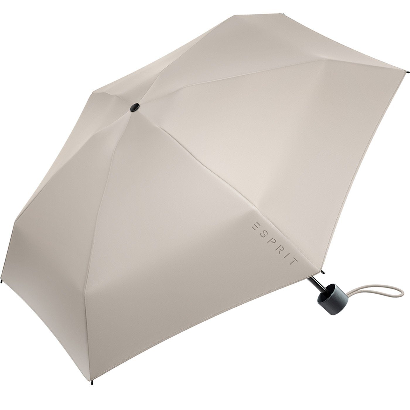 grau neuen Trendfarben winzig Regenschirm Taschenregenschirm Esprit Petito Mini Damen 2022, in FJ Super klein, den