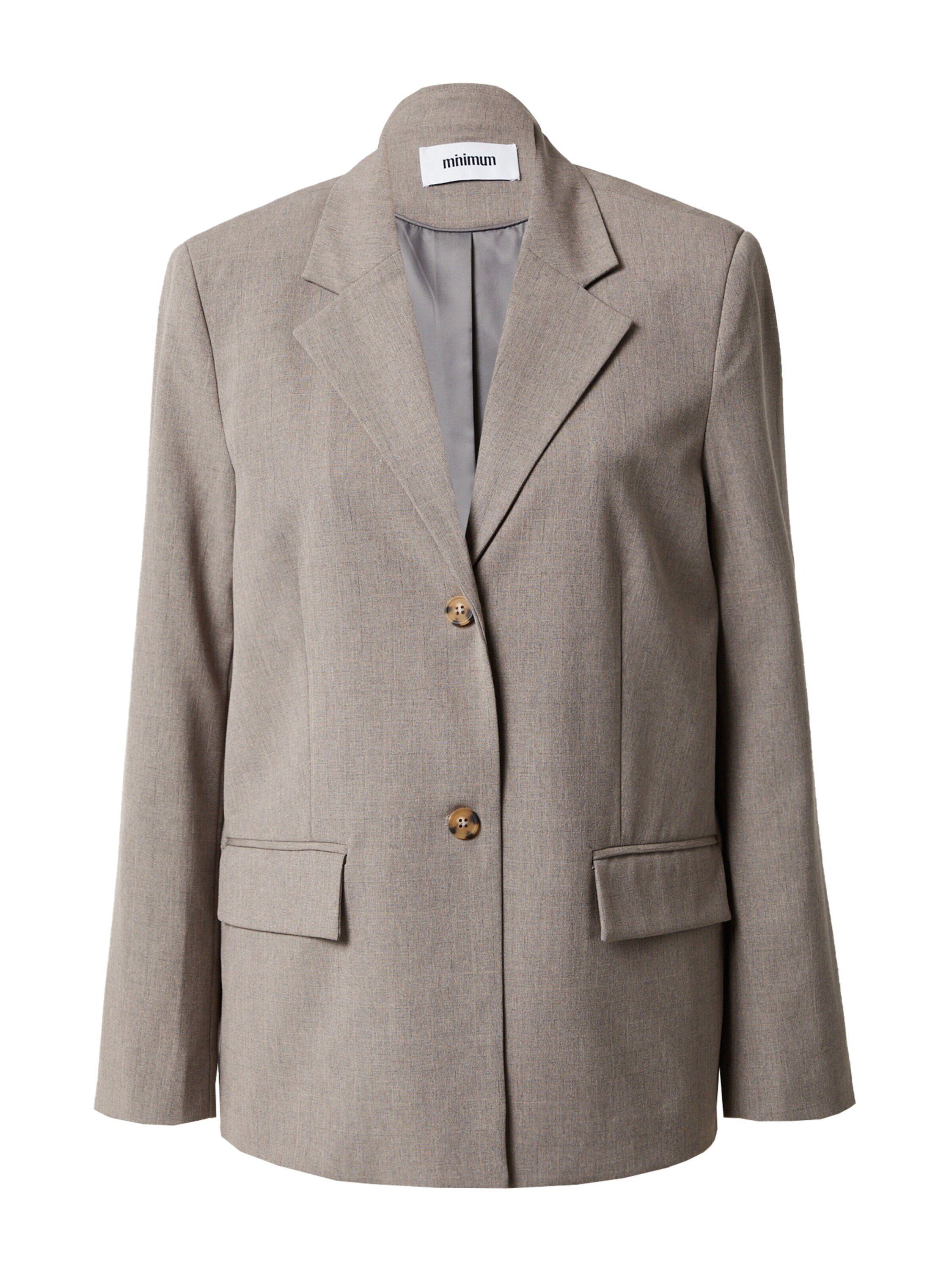 Zero Damen Twill-Blazer - Figurbetont Mit Klappentaschen