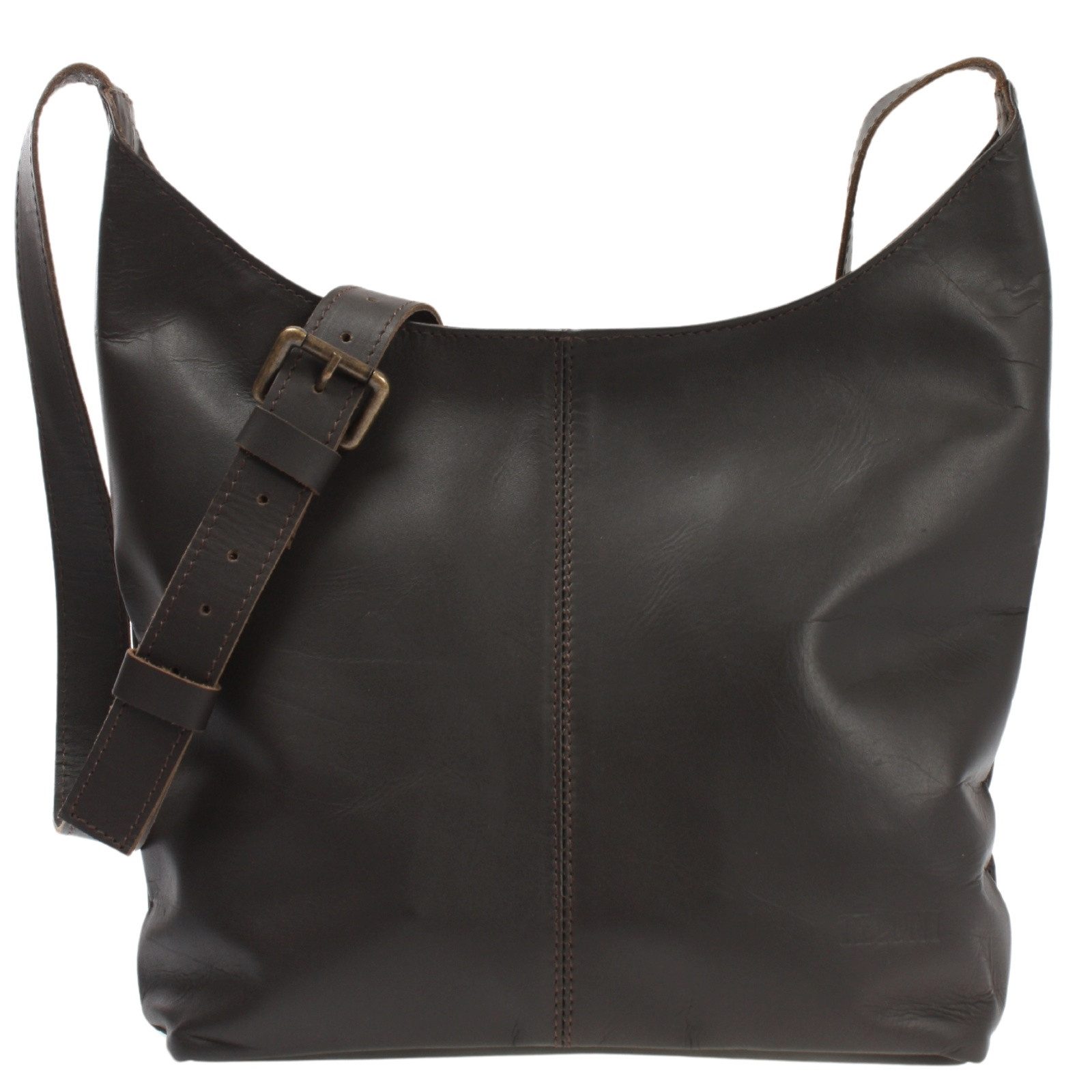 LECONI Umhängetasche mittlere Schultertasche klassische Damentasche Frauen Echtleder LE0073, hochwertiges Leder – Smartphonefach & Außenfach – Größe 30 × 30 × 9 cm