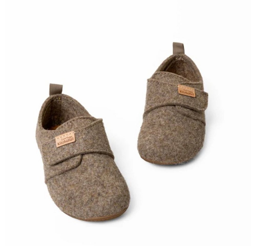 Living Kitzbühel Franzi Filz Unifarben Kids amaretto braun Kleinkinder (23-30) Hausschuh