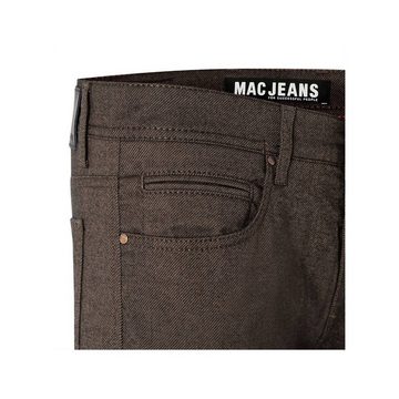 MAC 5-Pocket-Jeans braun (1-tlg)