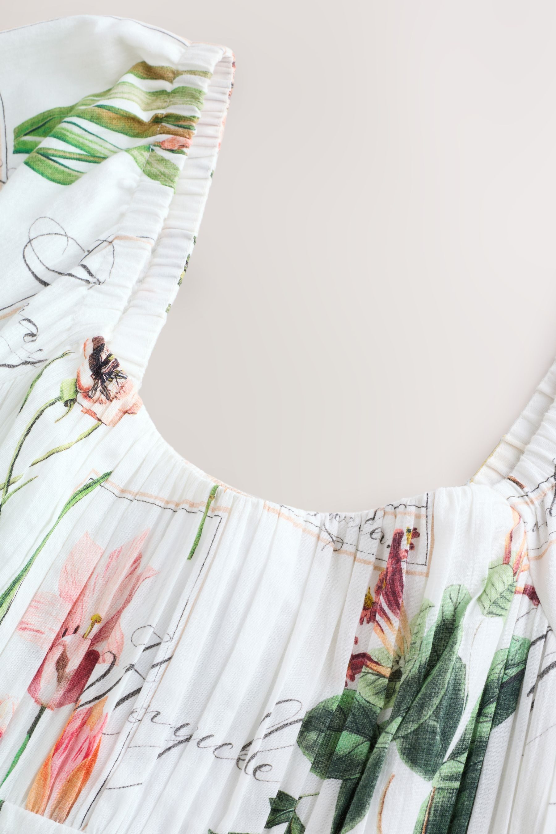 Next Midikleid Midikleid mit Puffärmeln (1-tlg)