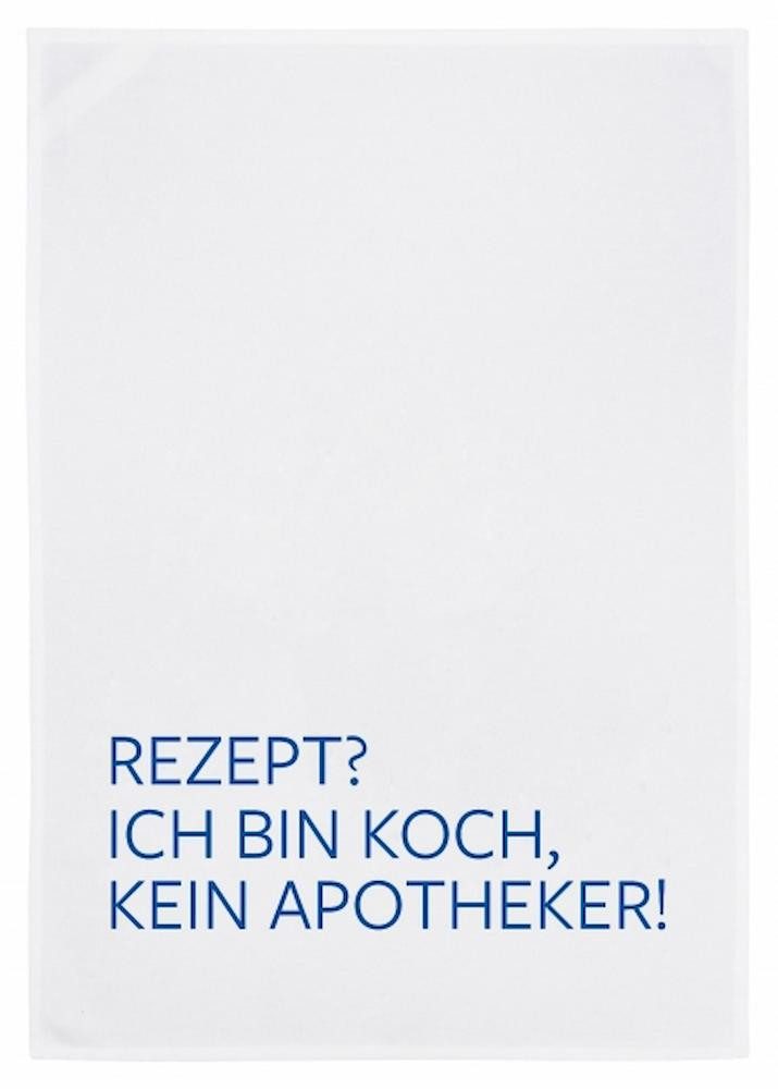 17,30 Hamburg Geschirrtuch REZEPT? ICH BIN KOCH, KEIN APOTHEKER, Blau, (1-t günstig online kaufen