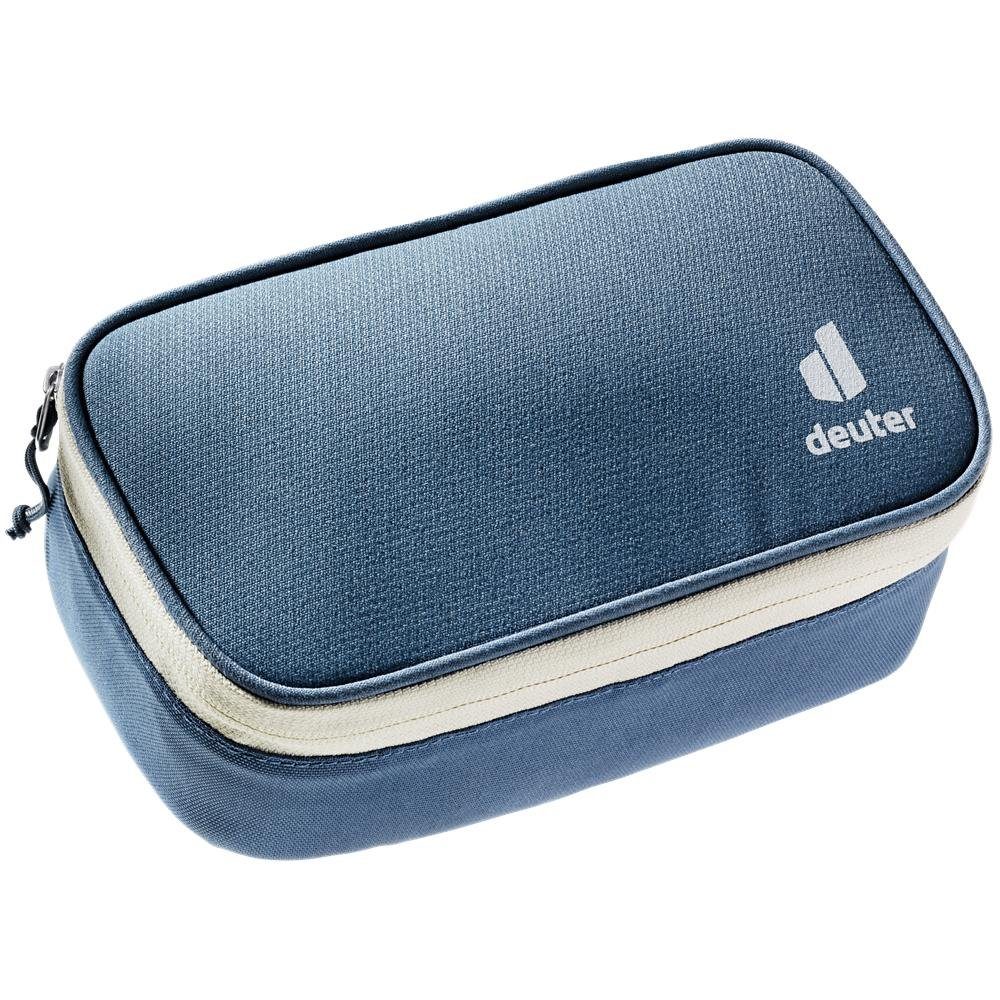 deuter Federmäppchen Pencil Case, marine-bone, Blau / Weiß, für Stifte, Geodreieck