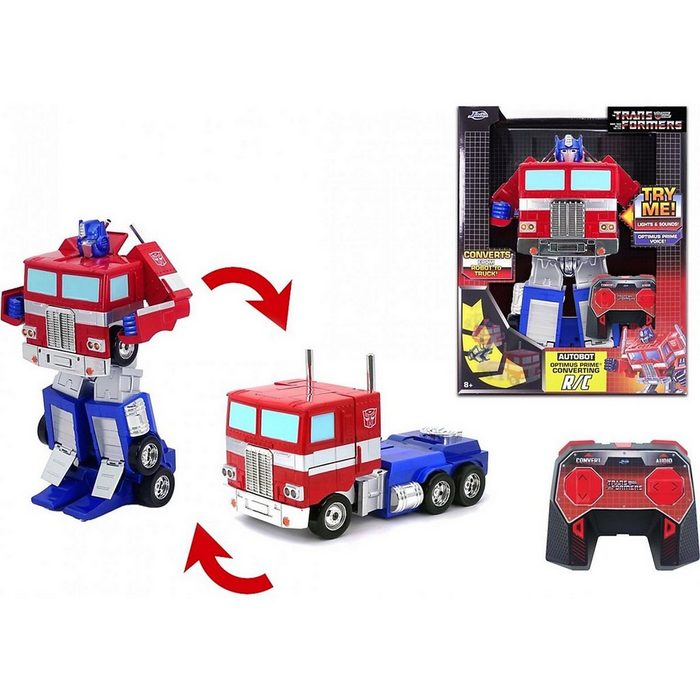 JADA Spielzeug-Auto Hollywood Rides Transforming RC Optimus Prime