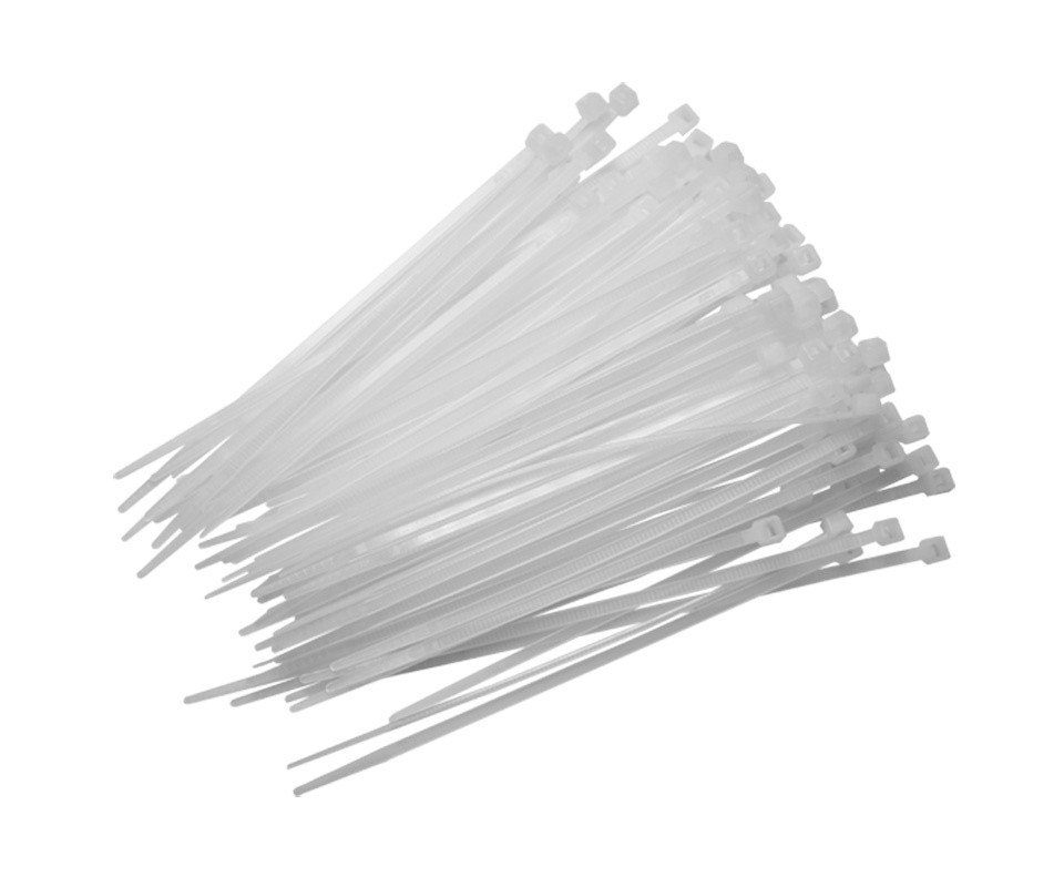 Trend Line Kabelbinder TrendLine Kabelbinder weiß 2,5 x 100 mm, 50 Stück