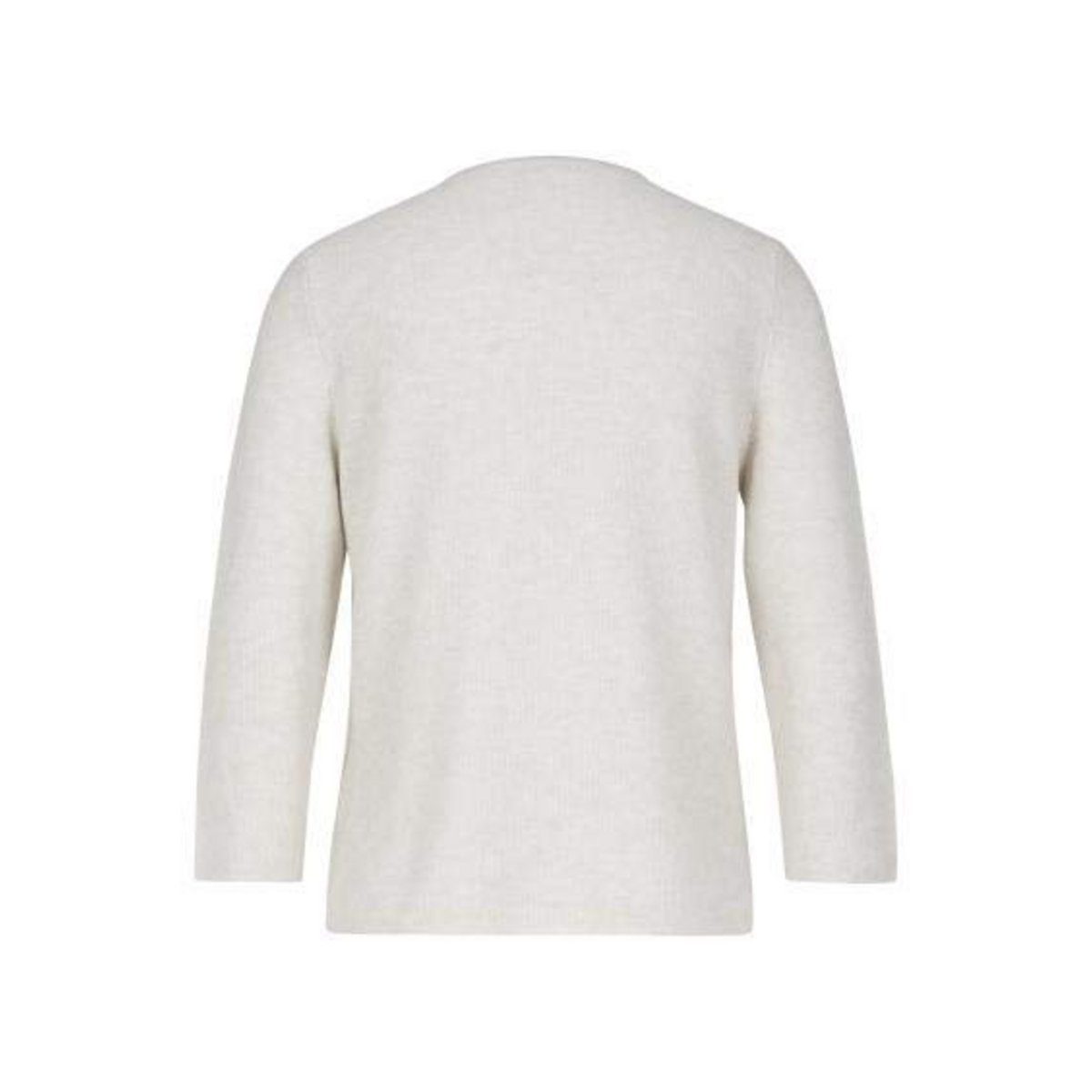 V-Ausschnitt-Pullover regular Oui (1-tlg) offwhite