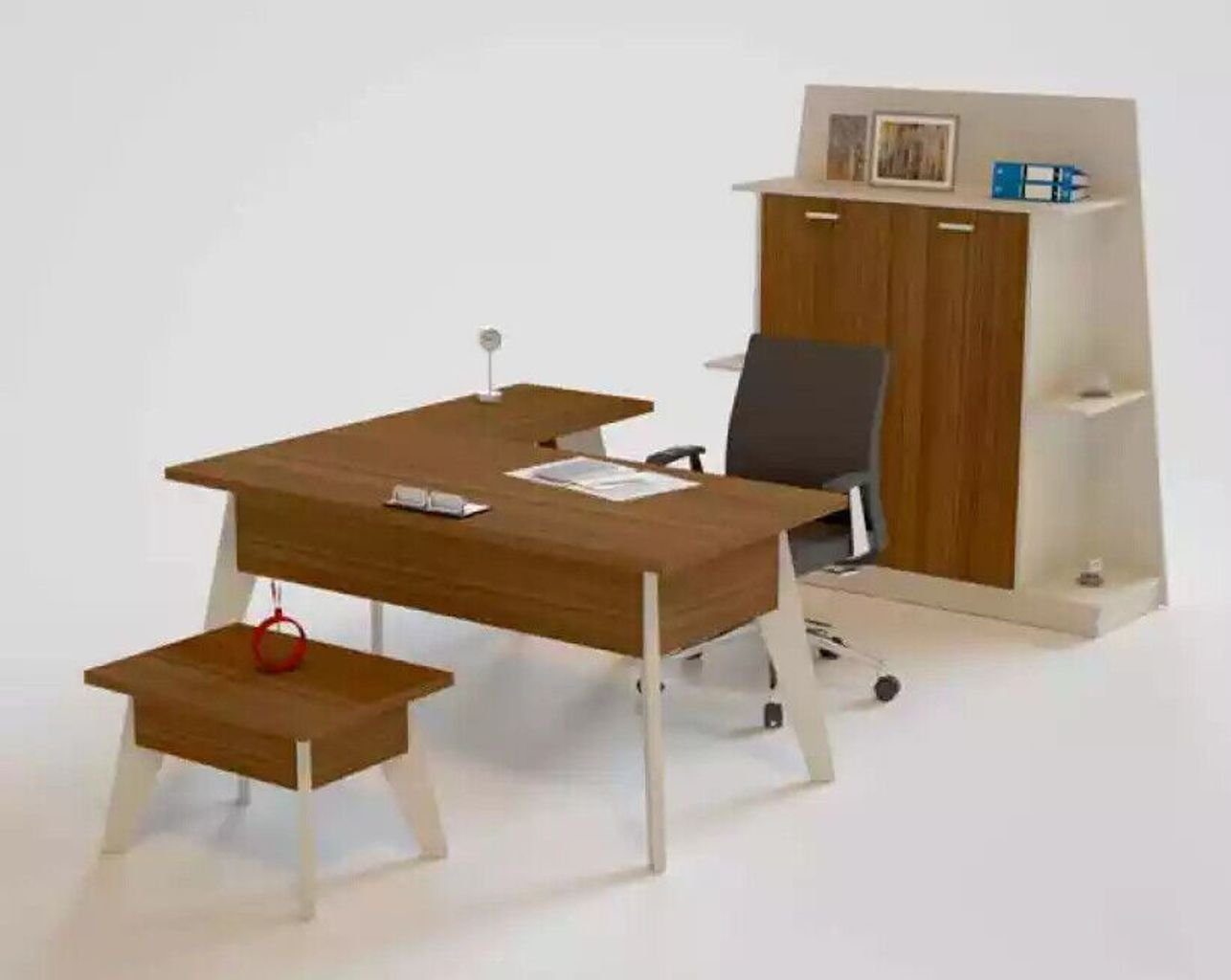 Europa Couchtisch nur rechteckiger Holztisch Made brauner JVmoebel Moderner Büromöbel (1-St., in 1x Couchtisch Couchtisch),