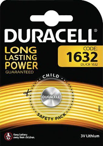 Duracell 1 Stck DL1632 Batterie, CR1632 (3 V, 1 St)