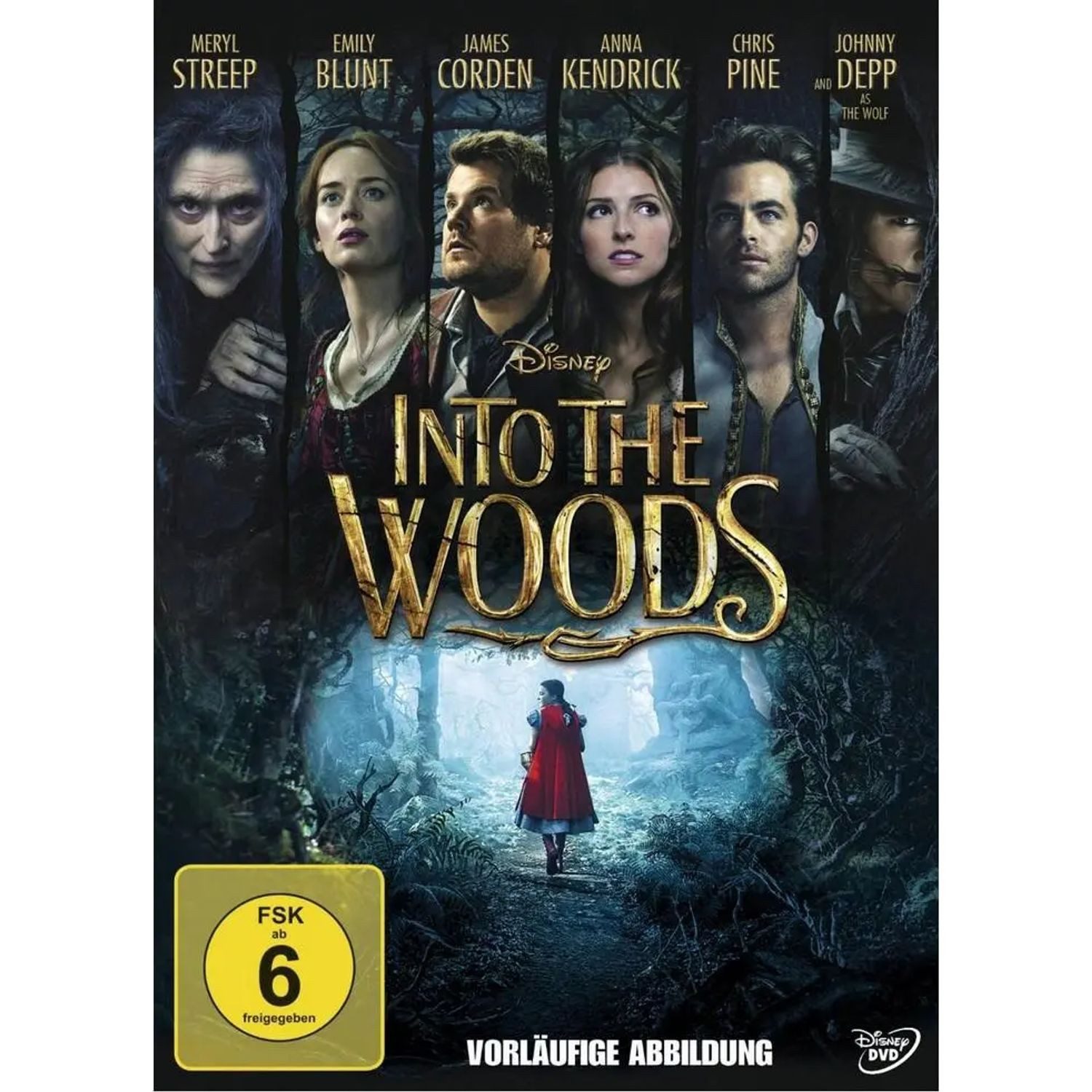 Walt Disney DVD Into the Woods