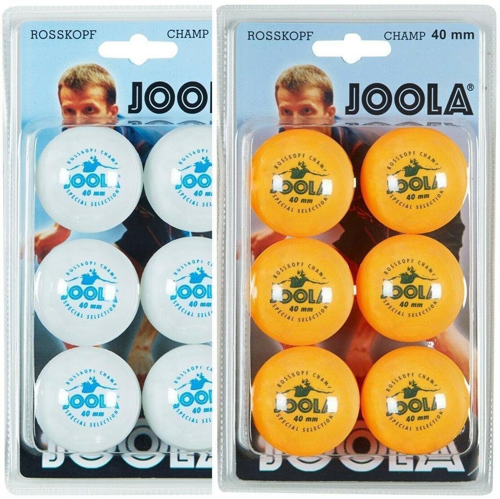 Joola Tischtennisball Rossi Tischtennisball Balls Orange, Tischtennis Bälle 40+ Ball Champ