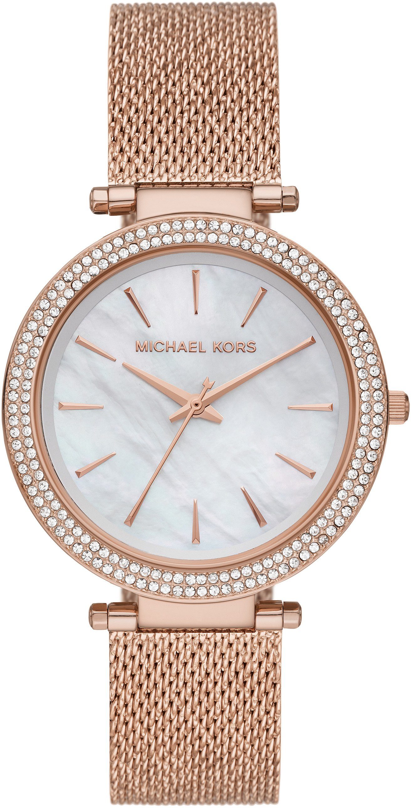 MICHAEL KORS Quarzuhr DARCI, MK4519, Armbanduhr, Damenuhr, Perlmutt-Zifferblatt