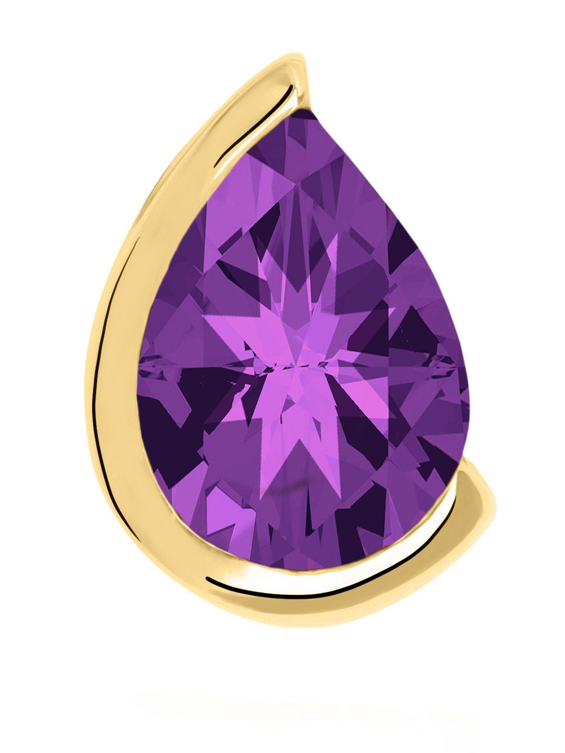 My Gold Kettenanhänger Damen Amethyst Anhänger günstig online kaufen