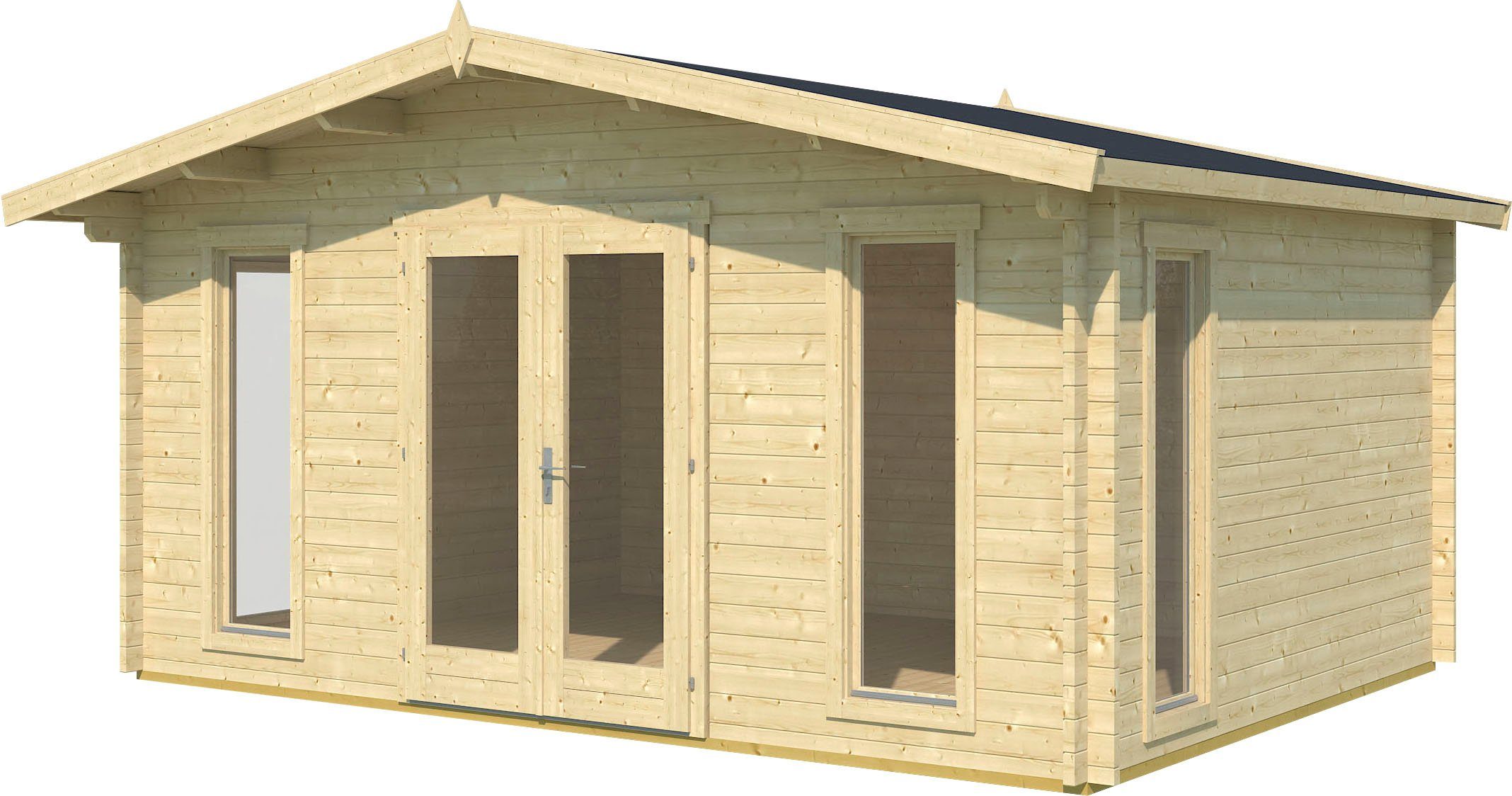 LASITA MAJA Gartenhaus ELGIN 44, BxT: 528x430 cm, (Set, inkl. Fussbodenbretter zum verlegen)