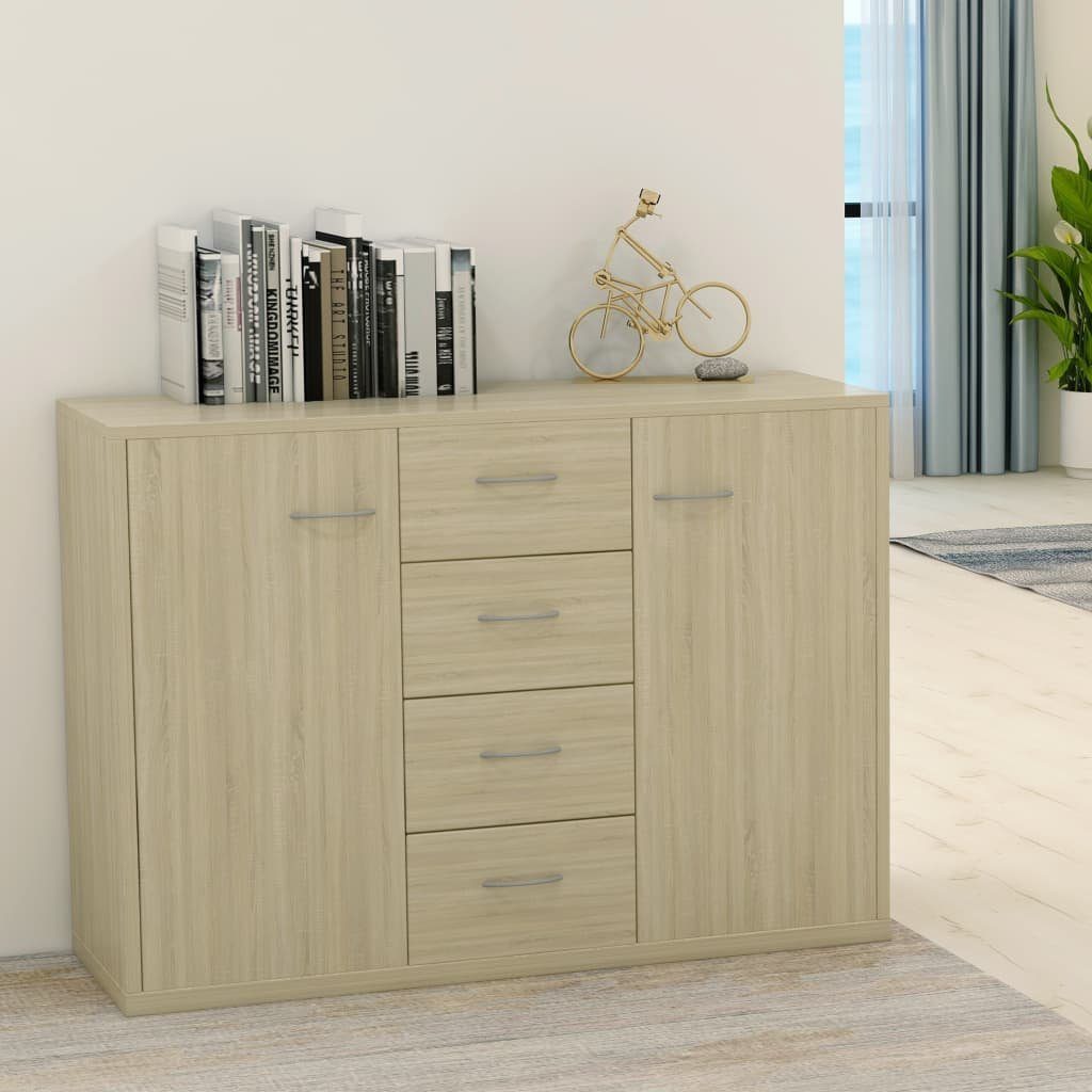 vidaXL Sideboard Sideboard Sonoma-Eiche 88x30x65 cm Holzwerkstoff (1 St)