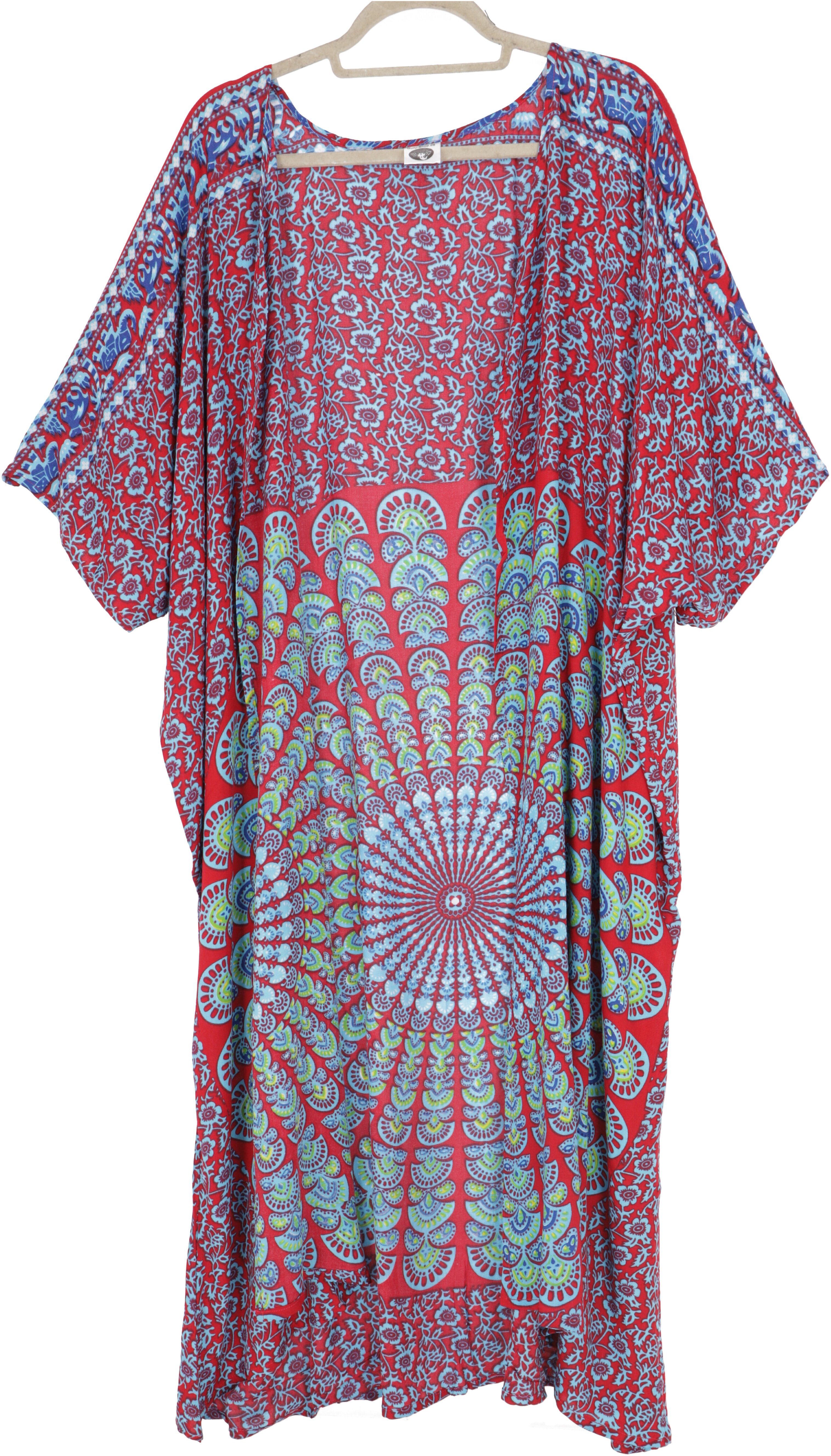 Guru-Shop Kimono Leichter Sommer Kimono, Umhang, günstig online kaufen