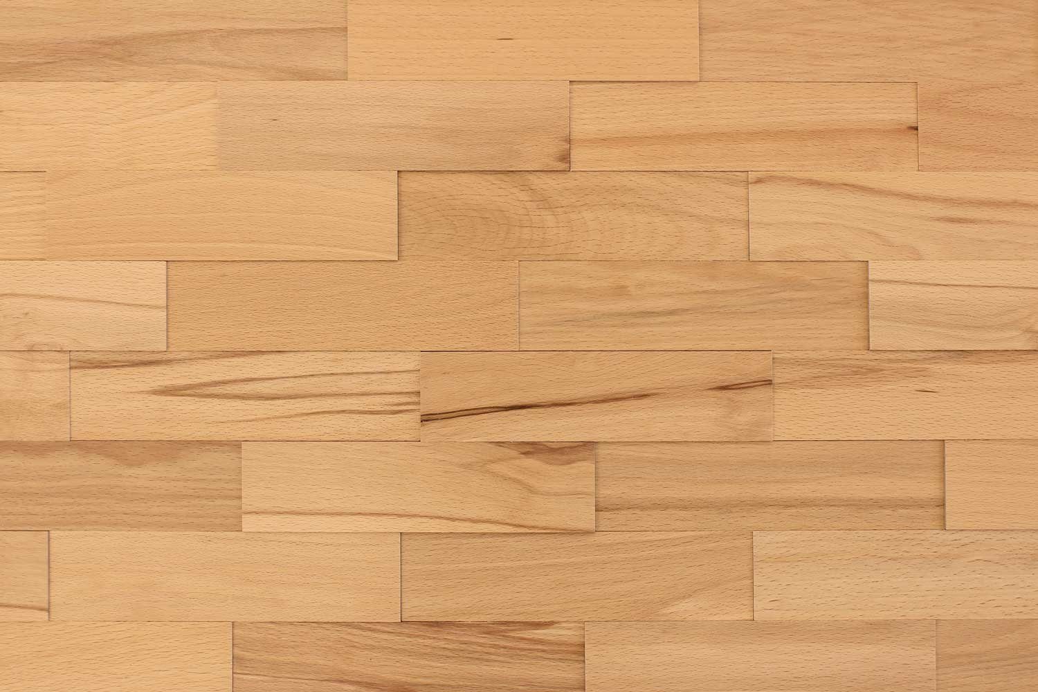 Wodewa Wandpaneel Echtholz Buche Living, geölt - Serie 200, BxL: 5,00x20,00 cm, 0,01 qm, (Set, 100-tlg) zur Decken- und Wandmontage geeignet, Farbe rötlich, 3D-Optik