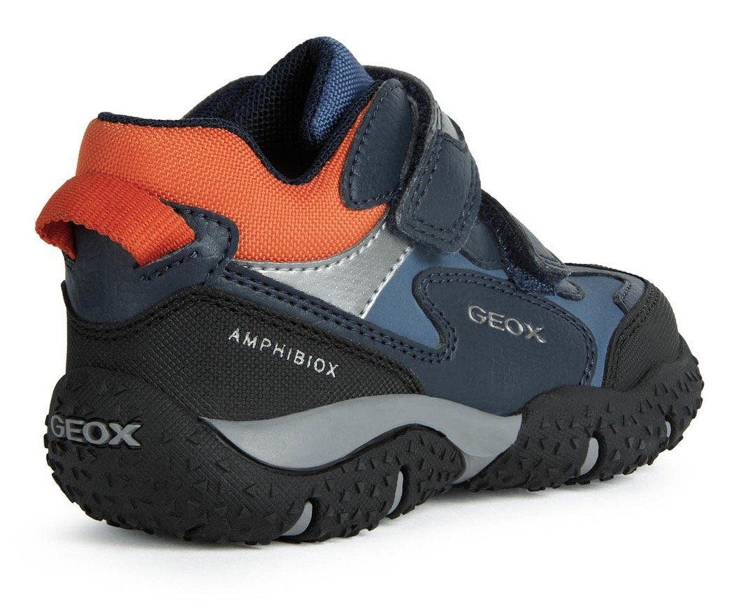 BOY BALTIC Sneakerboots mit B Geox Amphibiox-Ausstattung ABX JR navy-orange