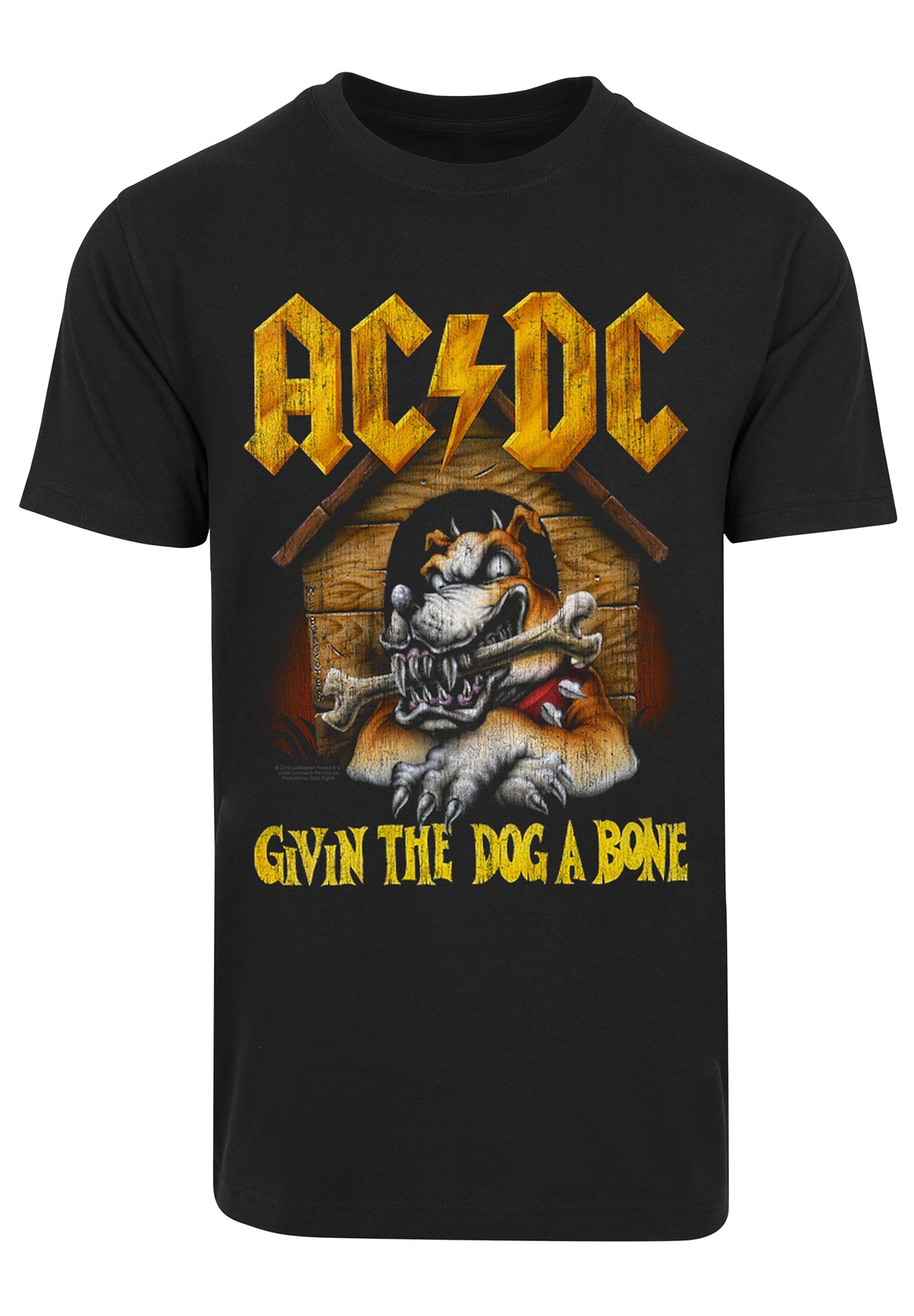 Herren Shirts F4NT4STIC T-Shirt ACDC Givin The Dog A Bone - Premium Rock Metal Musik Band Fan Merch für Kinder Damen & Herren