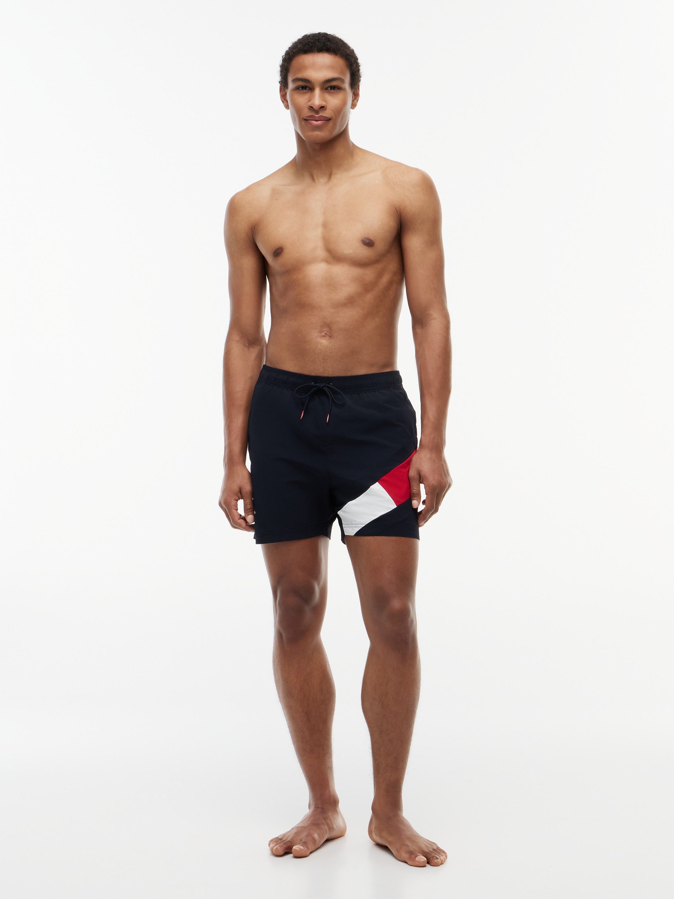 Tommy Hilfiger Swimwear Badeshorts SF MEDIUM DRAWSTRING mit Tommy Hilfiger Markenlabel – Bild 4 von 5