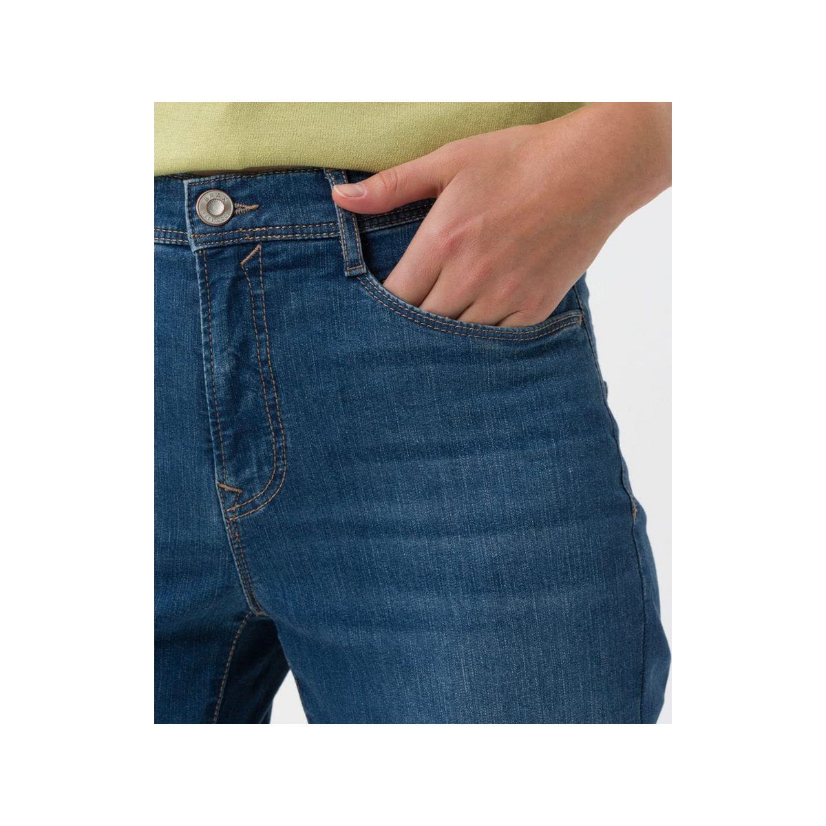 uni used blue (1-tlg) stone Brax 5-Pocket-Jeans