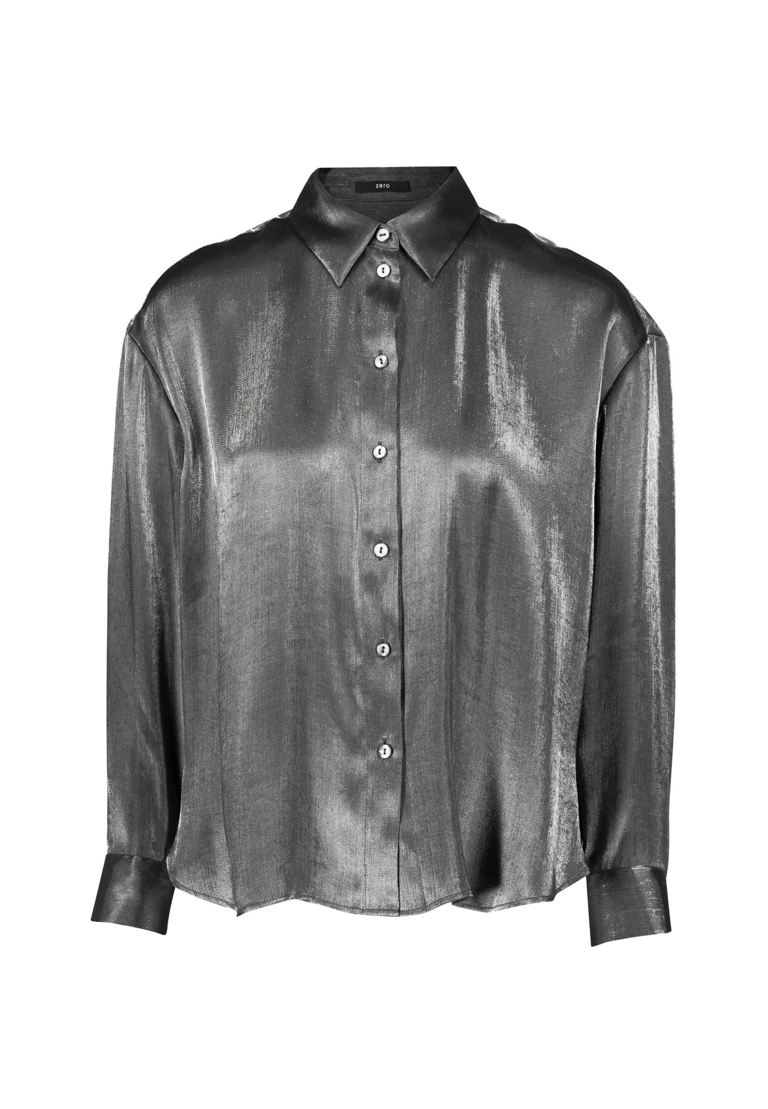 Zero Klassische Bluse zero Bluse glänzend günstig online kaufen