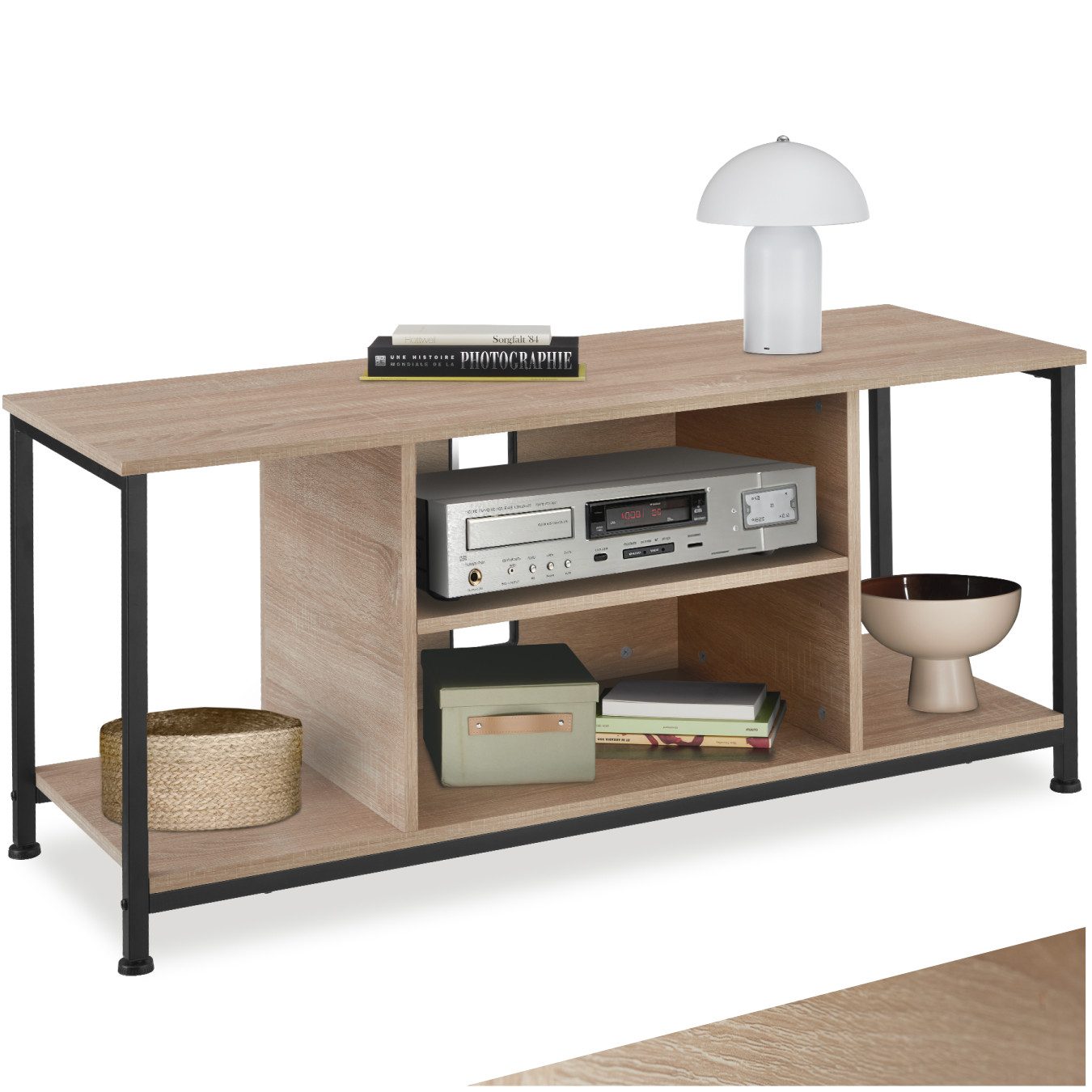 tectake Lowboard TV-Regal, Industrial Style günstig online kaufen