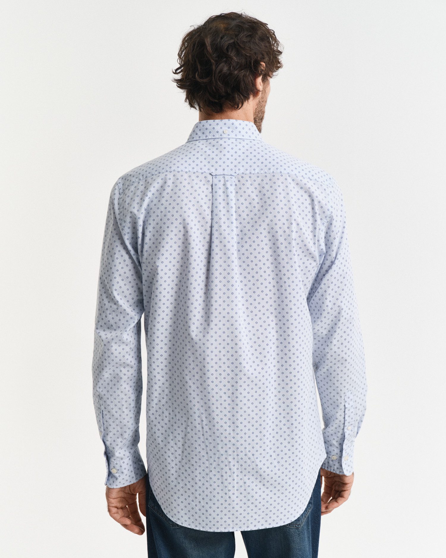 Gant Langarmhemd REG MICRO PRINT SHIRT günstig online kaufen