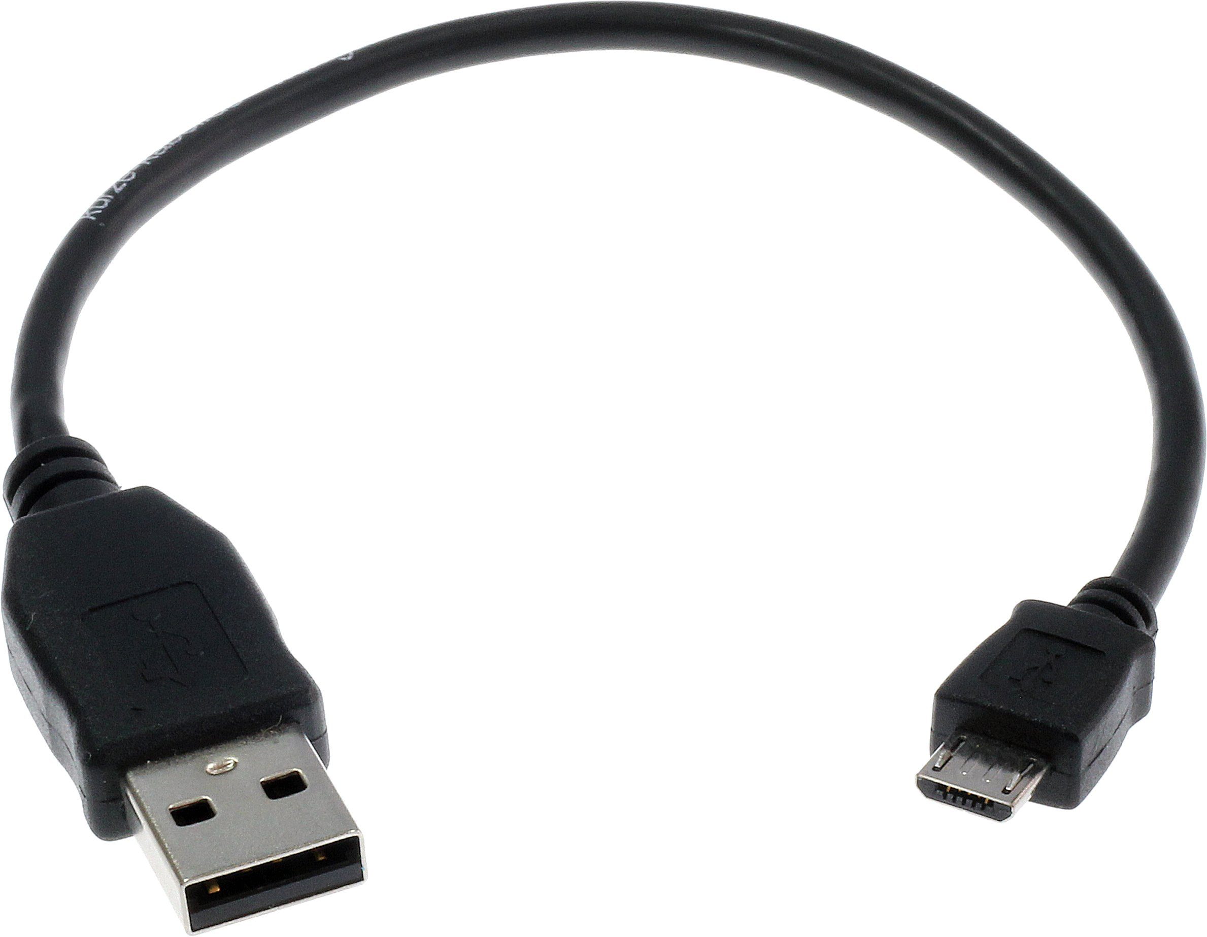 shortix kurzes USB-2.0-Kabel (A auf Micro-B). 23cm. 30cm. 50cm. 80cm. USB- Kabel, USB Typ A, USB Micro-B (23 cm), kurz