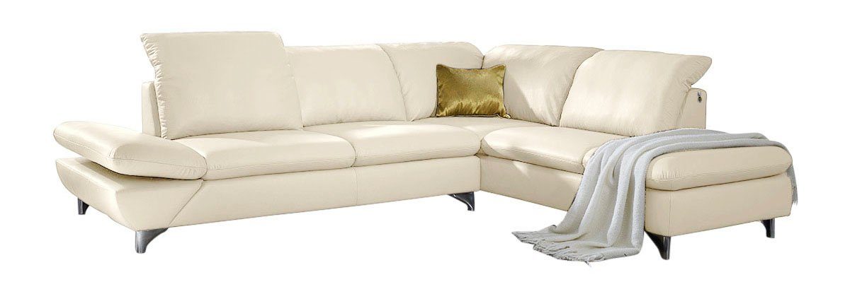 W.SCHILLIG Ecksofa taoo, elegant und zeitlos, bequem, L-Form, mit Sitziefenverstellung & Kopfteilverstellung. € 5.974,99