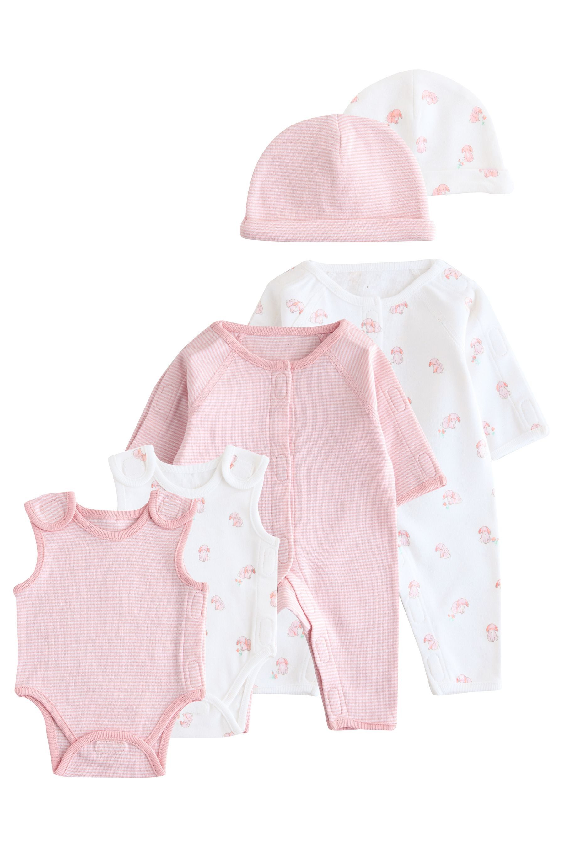 Schlafoverall Baby-Schlafanzüge für Frühchen, 6er-Pack